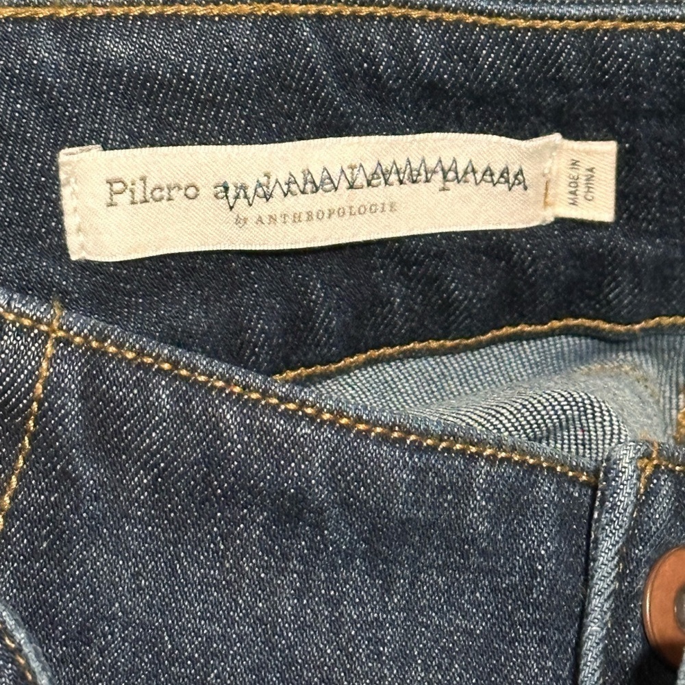 Pilcro Belted Ultra High-Rise Slim Straight Jeans 27 View 6